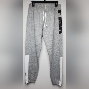 Victoria's Secret Pink Sweatpants Campus Pants Gray/White/Black S